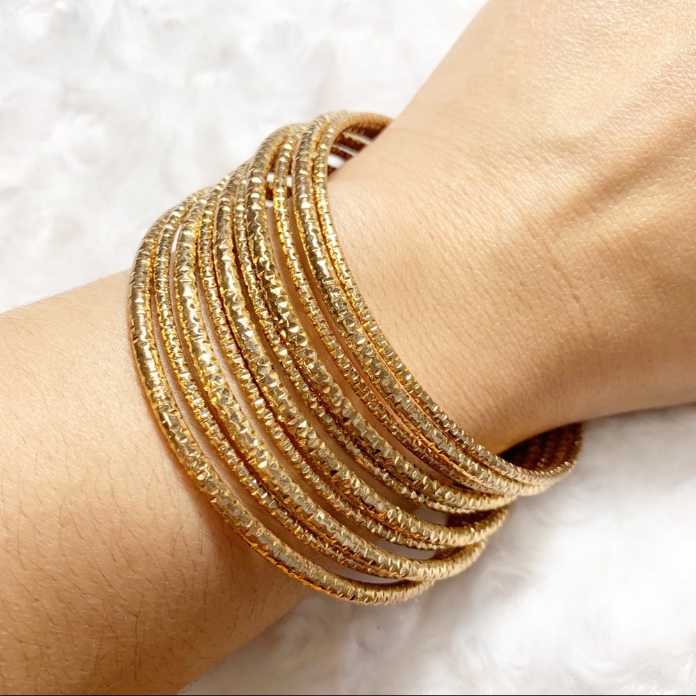 GOLD BRACELET BANGLES | NWOT